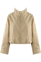 Oversized High Neck Bomber Jacket(PRE ORDER)