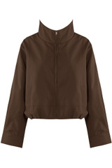 Oversized High Neck Bomber Jacket(PRE ORDER)