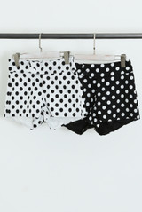 Polka Dots Double Button Shorts