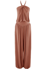 Halter Neck Balloon Leg Jumpsuit