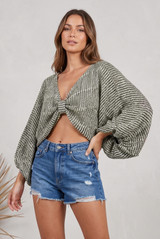 Twist Crochet Shrug
