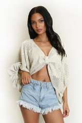Twist Crochet Shrug