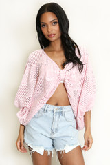 Twist Crochet Shrug