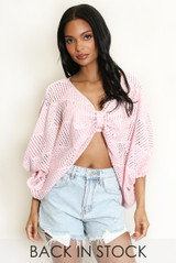 Twist Crochet Shrug