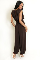 Sleeveless Balloon Leg Jumpsuit
