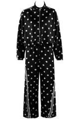 Polka Dots Zipper and Trousers Set 
