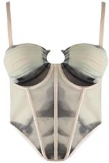 Ring Trim Corset Top