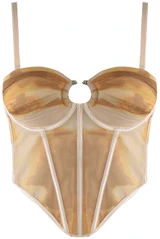 Ring Trim Corset Top