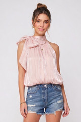 Satin Halter Blouse