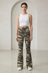 Camouflaged Flare Leggings