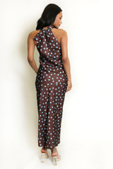 Polka Dots Midi Skirt