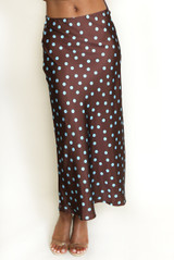 Polka Dots Midi Skirt