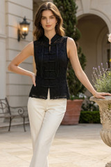 Lace Mandarin Waistcoat