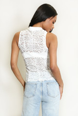 Lace Mandarin Waistcoat