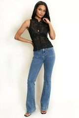 Lace Mandarin Waistcoat