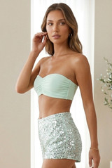 Mini Bandeau Crop Top 