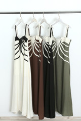 Braided Detail Maxi Dress