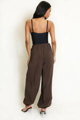 Pleated Balloon Fit Trousers