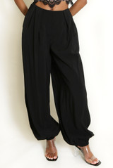 Pleated Balloon Fit Trousers