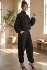 Bubble FIt Jacket and Pleated Trouser Set