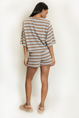 Striped Casual Shorts