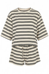 Striped T-Shirt and Shorts Set
