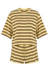 Striped T-Shirt and Shorts Set