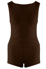 Floral Textured Sleeveless Top and Shorts Set