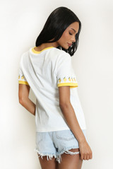 Embroidered Lemon Trim T-Shirt