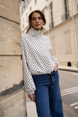Tailored Polka Dot Jacket 