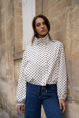 Tailored Polka Dot Jacket 