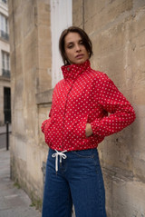 Tailored Polka Dot Jacket 
