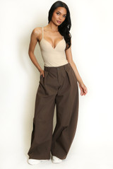 Balloon Style Cargo Trousers