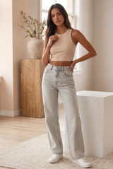 Basic Cropped Ribbed Vest Top