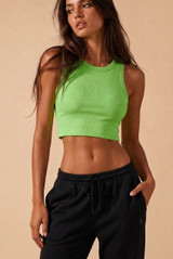 Basic Cropped Ribbed Vest Top