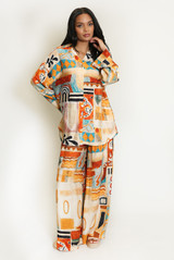 Abstract Retro Twin Set