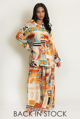 Abstract Retro Twin Set