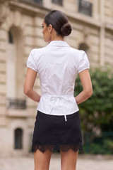 Puff Sleeves Gathered Blouse