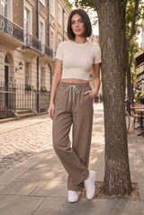 Draw Strings Wide Leg Trousers