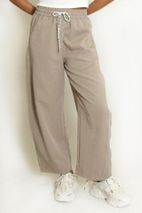 Draw Strings Wide Leg Trousers