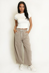 Draw Strings Wide Leg Trousers