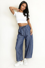 Draw Strings Wide Leg Trousers