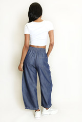 Draw Strings Wide Leg Trousers