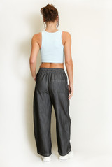 Draw Strings Wide Leg Trousers