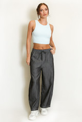 Draw Strings Wide Leg Trousers