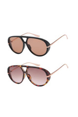 Classic Metal Arm Aviator Sunglasses