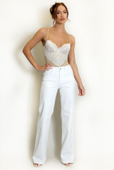 Lace Detail Seamless Bodysuit