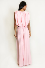Balloon Hem Crop Top and Trouser Set