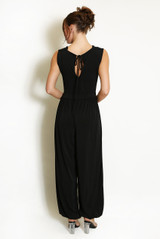 Cowl Neck Balloon Leg Jumpsuit