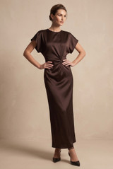Twist Front Maxi Dress